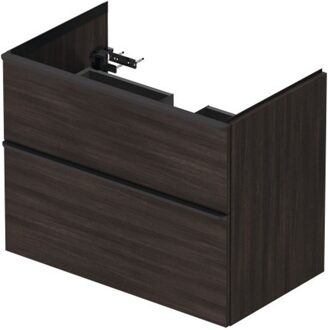 Badmeubel Duravit D-Neo Wand 81x46.2x62.5 cm Mat Kastanje (Donker) Bruin