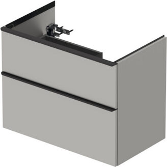 Badmeubel Duravit D-Neo Wand 81x46.2x62.5 cm Rechts Mat Betongrijs