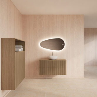 Badmeubelset Gliss Design Hybris Corn Silk 100 cm Met Waskom