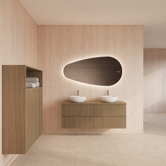 Badmeubelset Gliss Design Hybris Corn Silk 160 cm Met Waskom