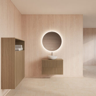 Badmeubelset Gliss Design Hybris Corn Silk 60 cm Met Waskom