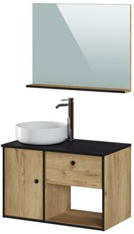 Badmeubelset Lars 80cm Eiken