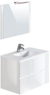 Badmeubelset Milenio 80cm Glanzend Wit