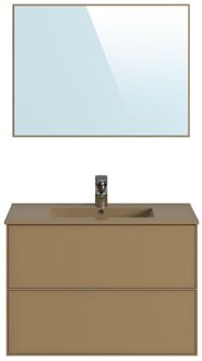 Badmeubelset Superline 80cm Bruin Mat