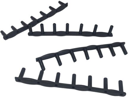 Badminton Racket Rijgen Grommets Oogjes Vervanging Accessoires Guard Buis zwart