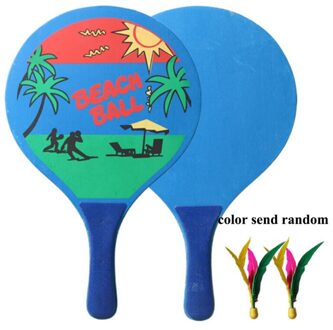 Badminton Racket Strand Racket Set Hout Tafeltennis Racket Voor Thuis Exersies Fitness Set 1
