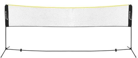 Badmintonnet incl. 3 shuttles 400x103x155 cm Zwart polyethyleen