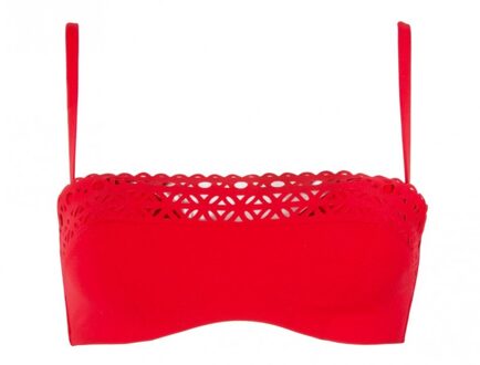 Badmode Ajourage Couture Bikini top rood - 75C