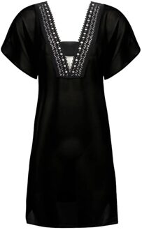Badmode Ajourage Couture Tuniek zwart ASA4415 - 40