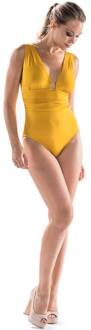 Badmode Badpak Middle geel 5321 - 40