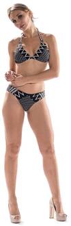 Badmode bikini Melanie zwart 5473 zwart/wit - 38