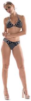 Badmode bikini Melanie zwart 5473 zwart/wit - 40