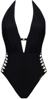 Badmode Eclat Rock Halter Badpak zwart ABB9770 - 40