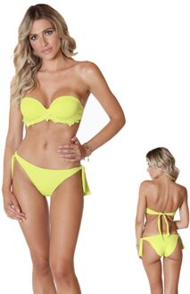 Badmode Emerara by DD' E (vlinder) bikini slip geelgroen - 42