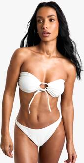 Badmode Essentials Multiway Bandeau Bikini Top, White - 34