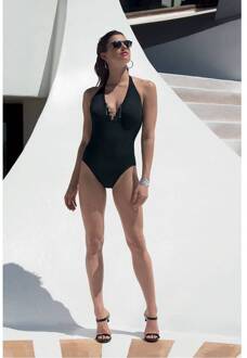 Badmode Tresses Bijoux badpak zwart ABA9720B - 36-38B