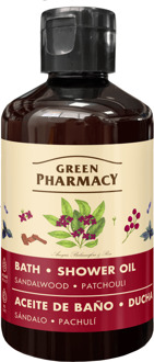 Badolie Green Pharmacy Bath and Shower Oil Sandalwood and Patchouli 250 ml