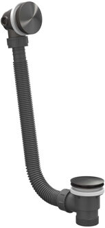 Badoverloop Vulcombinatie IVY RVS316 Geborsteld Carbon Black PVD Geborsteld RVS316 Carbon Black PVD