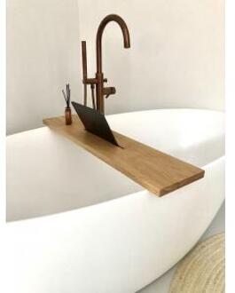 Badplank naturel eiken recht 90 x 20 cm - 25 mm