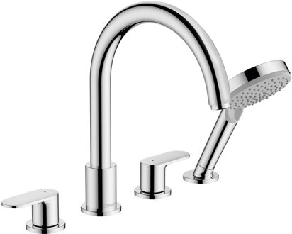 Badrandmengkraan HansGrohe Vernis Blend 4-gats Chroom