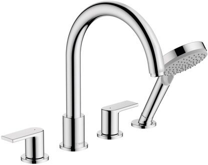 Badrandmengkraan HansGrohe Vernis Shape 4-Gats Chroom