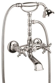 Badset Sanimex Giulini Opbouw Kruisgreep HoH 15cm Incl. Handdouche Chroom