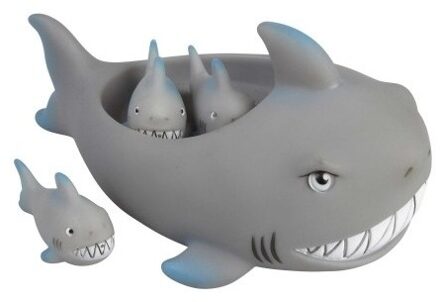 Badspeelgoed haai 4 delig