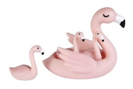 Badspeeltjes set flamingo 4 delig Roze