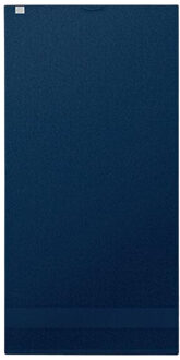 Badstof organic cotton handdoek Blauw - One size