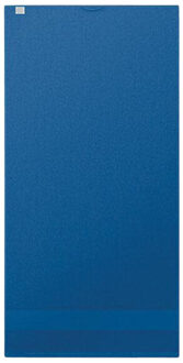 Badstof organic cotton handdoek - maat One size Blauw