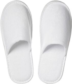 Badstof Slippers Wit Maat: 42-44