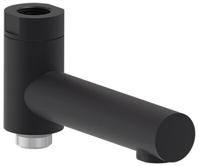 Baduitloop MAY Voor Regendoucheset 1/2" Aansluiting Mat Zwart PED