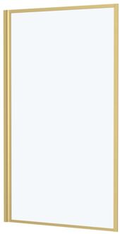 Badwand Golden Edge Goud Geborsteld Frame 130x75cm