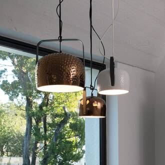 Bag - bronzen hanglamp, 32 cm brons, antraciet