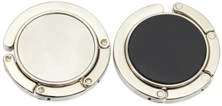 Bag Hook Folded Handbag Hanger Holder Alloy Fashion Crystal Rhinestone Bag Holders Accessories 1Pcs