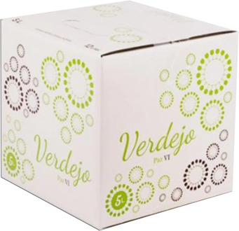 Bag in Box verdejo 5 liter wine white Verdejo dry fruity wine Box white Verdejo peace VI