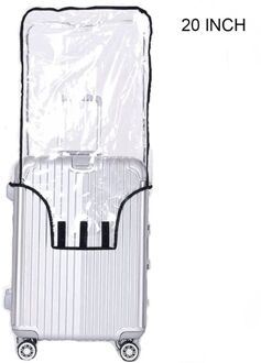 Bagage Cover Clear Pvc Koffer Cover Voor Handbagage 20duim