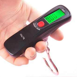 Bagage Schaal 110lb/50 kg Digitale Reizen Wegen Koffers Hand Tassen Bagage Mini Haak Draagbare Vissen Schaal Opknoping Wegen LCD