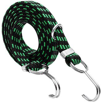 Bagage Vastgebonden Touw Stapelen Banding Elastische Cord Strap Voor Motorfiets Fiets Ontworpen Om Gebruik Levering In Willekeurige groen