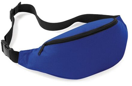 Bagbase Heuptasje/buideltasje - 1x - blauw - 38 cm - festivaltasjes - Reis/vakantie/wandel tasje