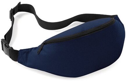 Bagbase Heuptasje/buideltasje - 1x - navy blauw - 38 cm - festivaltasjes - Reis/vakantie/wandel tasje