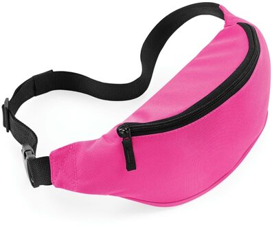 Bagbase Heuptasje/buideltasje - fuchsia roze - 38 cm - festivaltasjes - Heuptassen