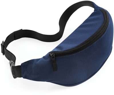 Bagbase Heuptasje/buideltasje - navy blauw - 38 cm - festivaltasjes - Reis/vakantie/wandel tasje