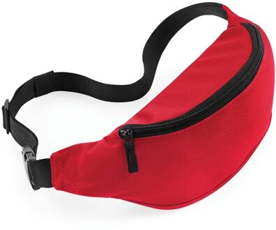 Bagbase Heuptasje/buideltasje - rood - 38 cm - festivaltasjes - Reis/vakantie/wandel tasje