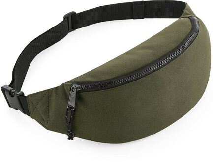 Bagbase Heuptasje - legergroen - 38 cm - festivaltasje en outdoor - Fanny pack