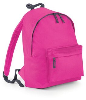 Bagbase rugzak/rugtas voor kinderen - fuchsia - 14 Liter - boekentas/gymtas - 38 x 28 x 19 cm Roze