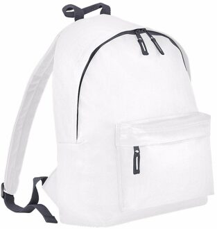 Bagbase rugzak/rugtas voor kinderen - wit - 14 Liter - boekentas/gymtas - 38 x 28 x 19 cm