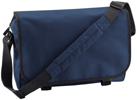 Bagbase Schoudertas - donkerblauw - 41x31x12 cm - 15L - aktetas - volwassenen - polyester - schoolta Navy