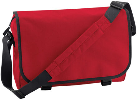 Bagbase Schoudertas - rood - 41x31x12 cm - 15L - aktetas - volwassenen - polyester - schooltas