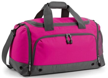 Bagbase Sporttas/reistas 30 liter - roze/grijs - Sporttassen - Weekendtassen - Voetbaltassen Fuchsia